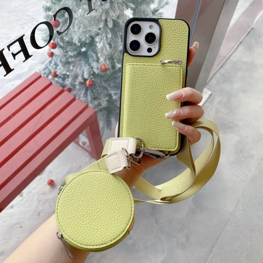 Crossbody Bundle iPhone Case Leather