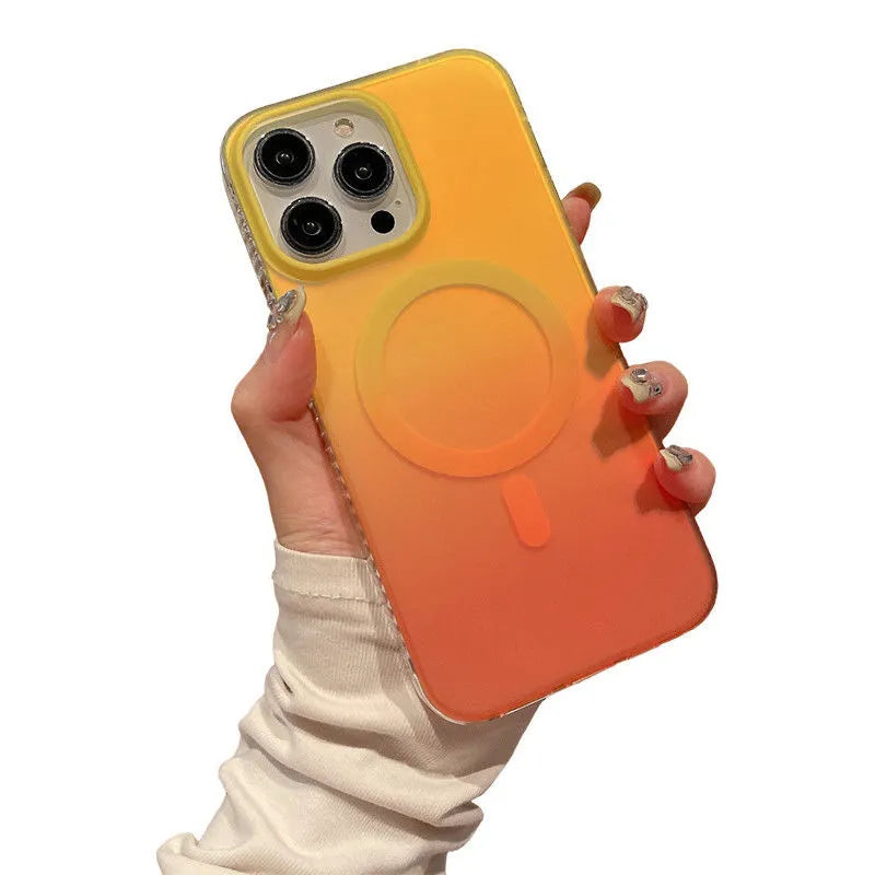 Pro Max Case Neon Orange Iphone Xr Case Rectangle IPhone Case