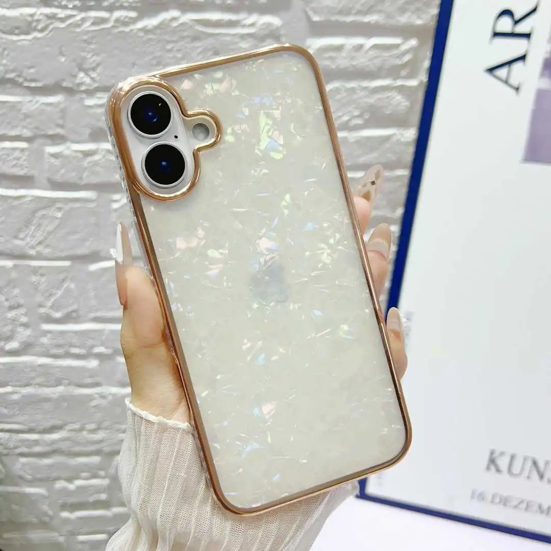 opal shell phone case for iPhone