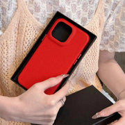 luxury leather iphone case