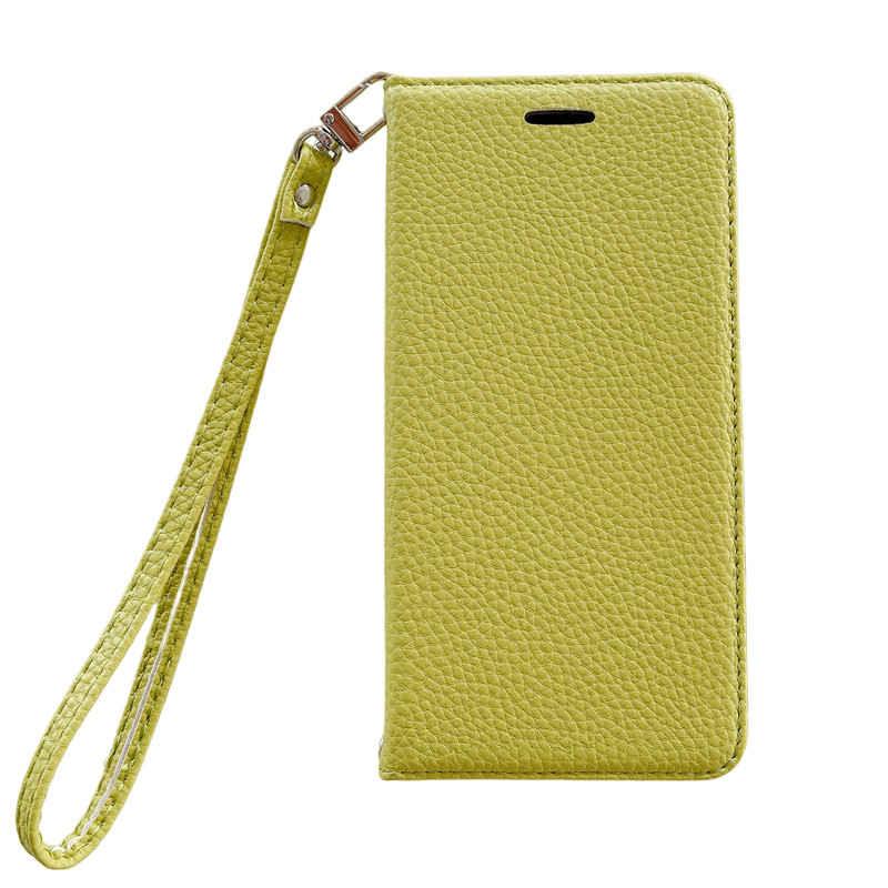 iPhone Folio Wristlet Wallet Case Bumper Pebble Leather