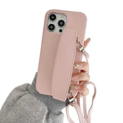 Handheld strap iPhone cover