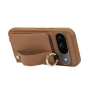 Leather crossbody phone case