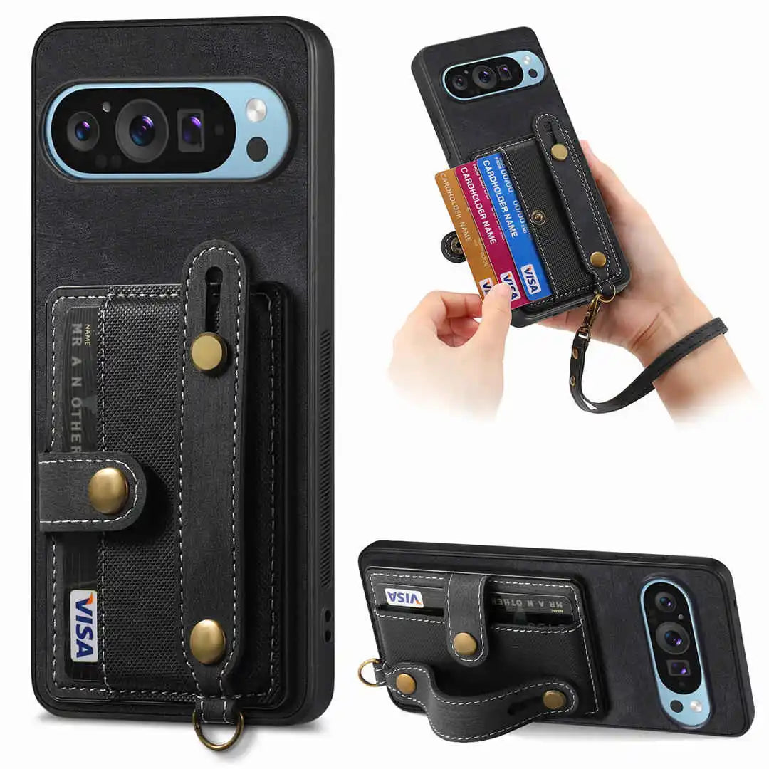 Retro leather phone case