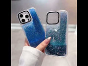 water glitter iphone case