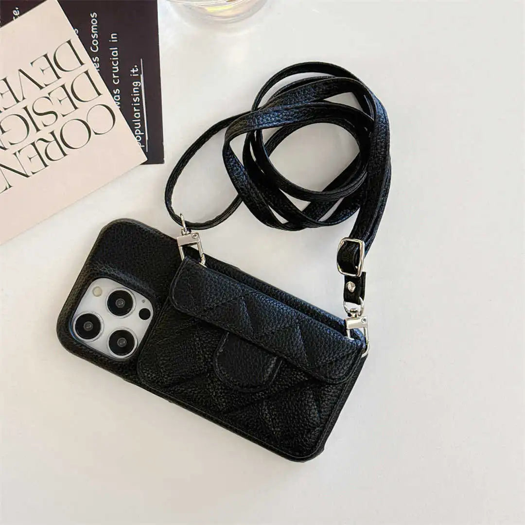 Crossbody Apple iPhone Case with Card Holder Crossbody Apple iPhone Case with Card Holder
