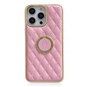 quilted iphone case with ring