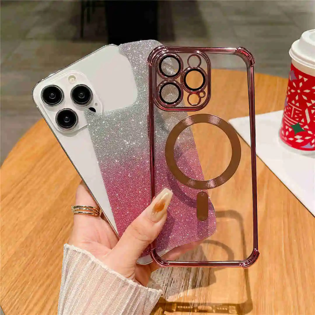 clear sparkly iphone case
