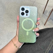 green glitter iphone case
