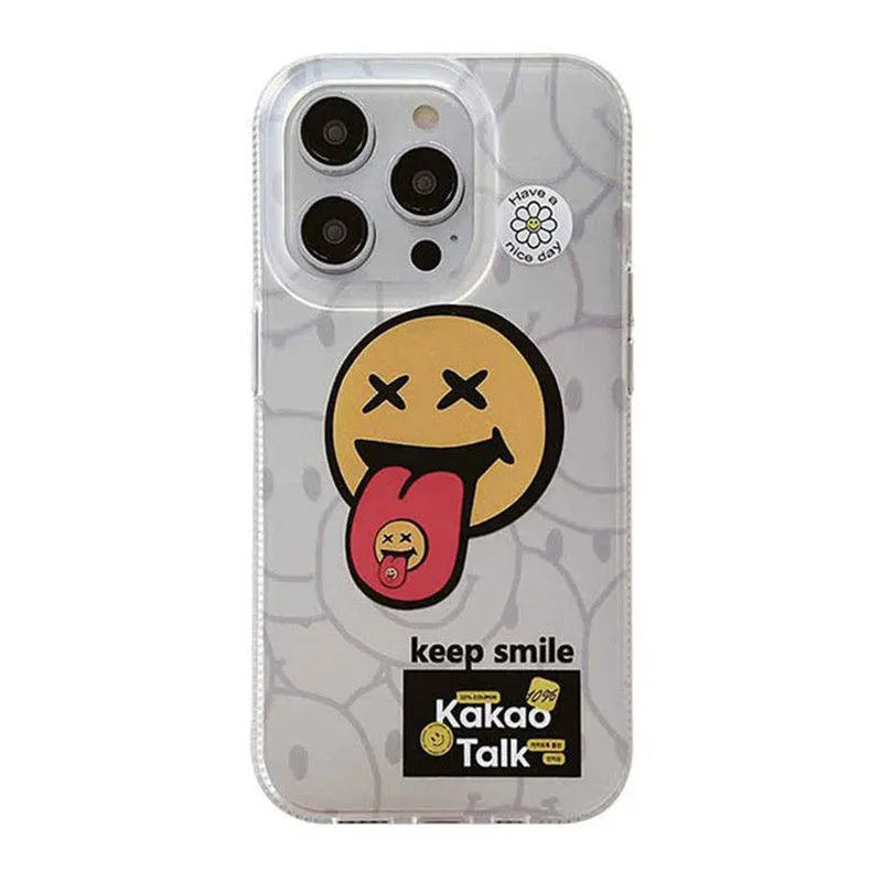 smiley face iphone case