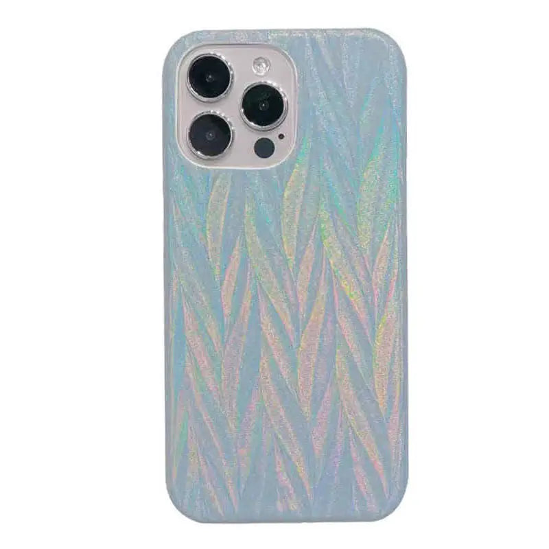 Abstract Palm Tree Iridescent iPhone Case