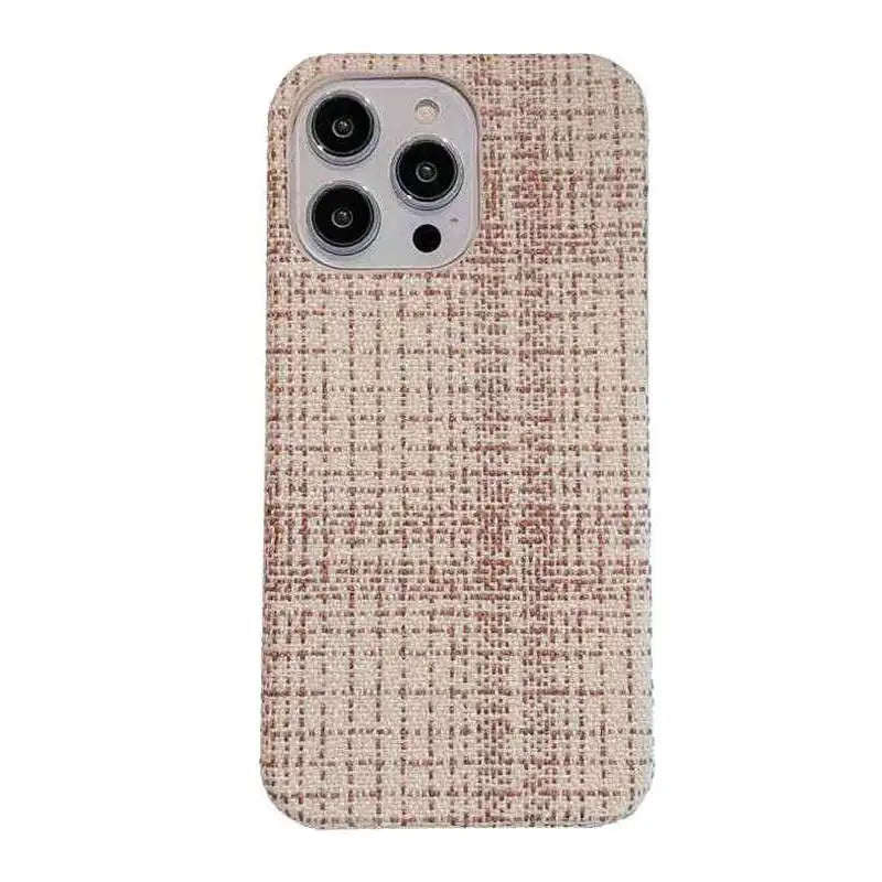 tweed fabric phone case
