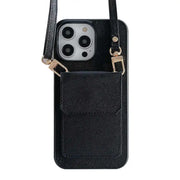 wallet iphone case with strap