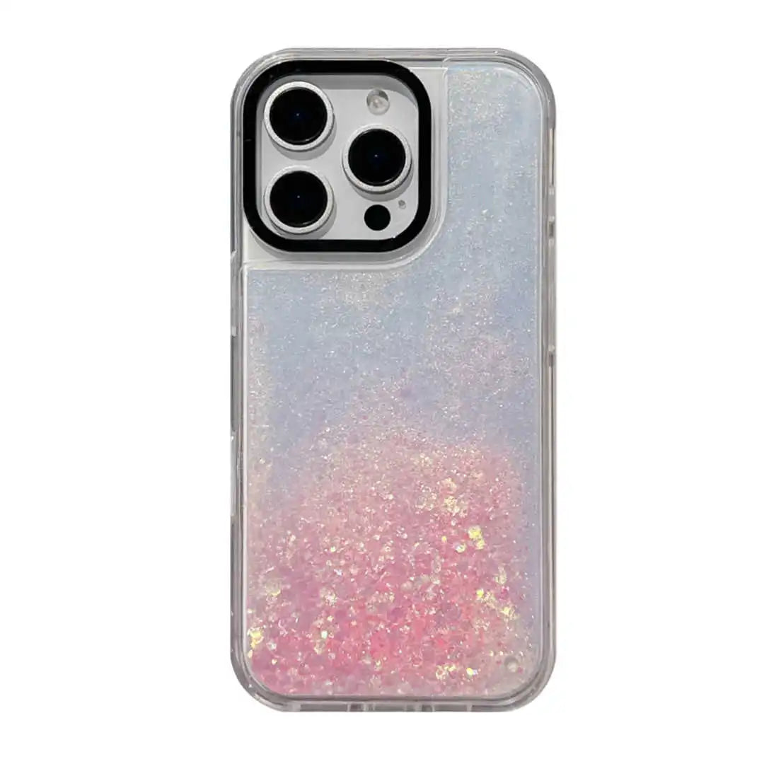 water glitter phone case