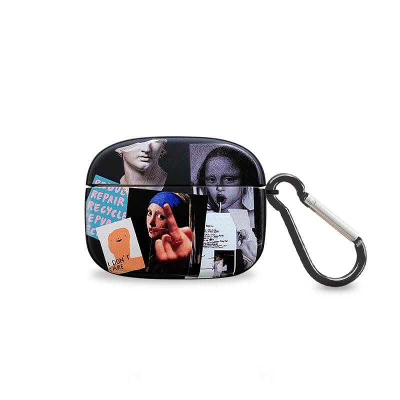 Artistical Tags Pieces Pattern AirPods Pro Case
