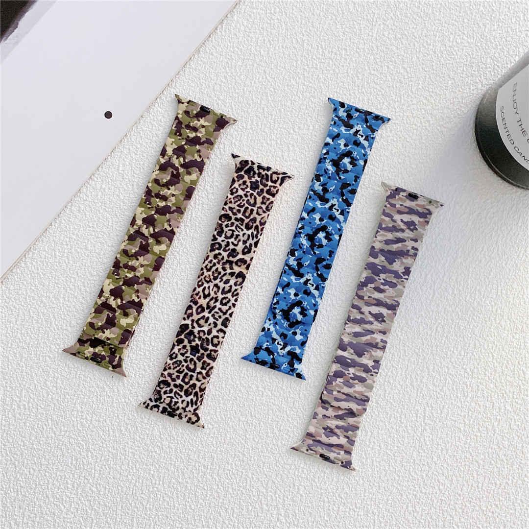Leopard & Camouflage Magnetic Apple Watch Band
