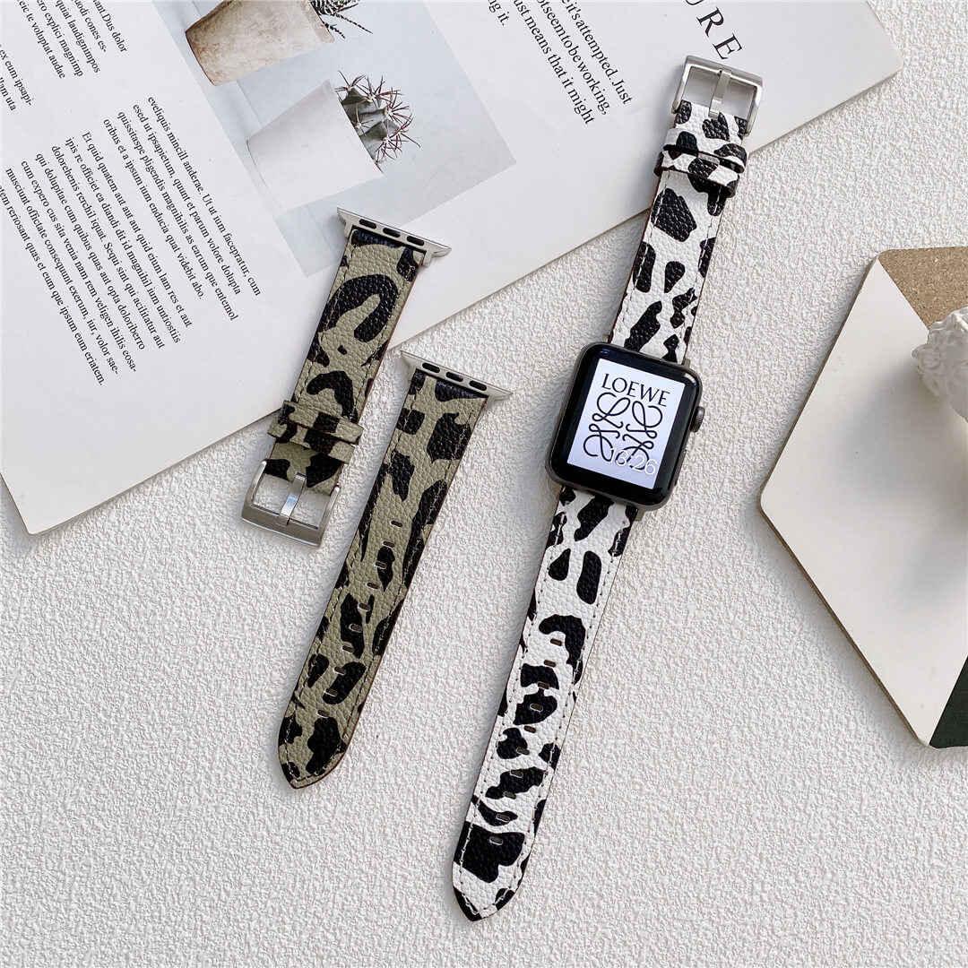 cow print watch band
