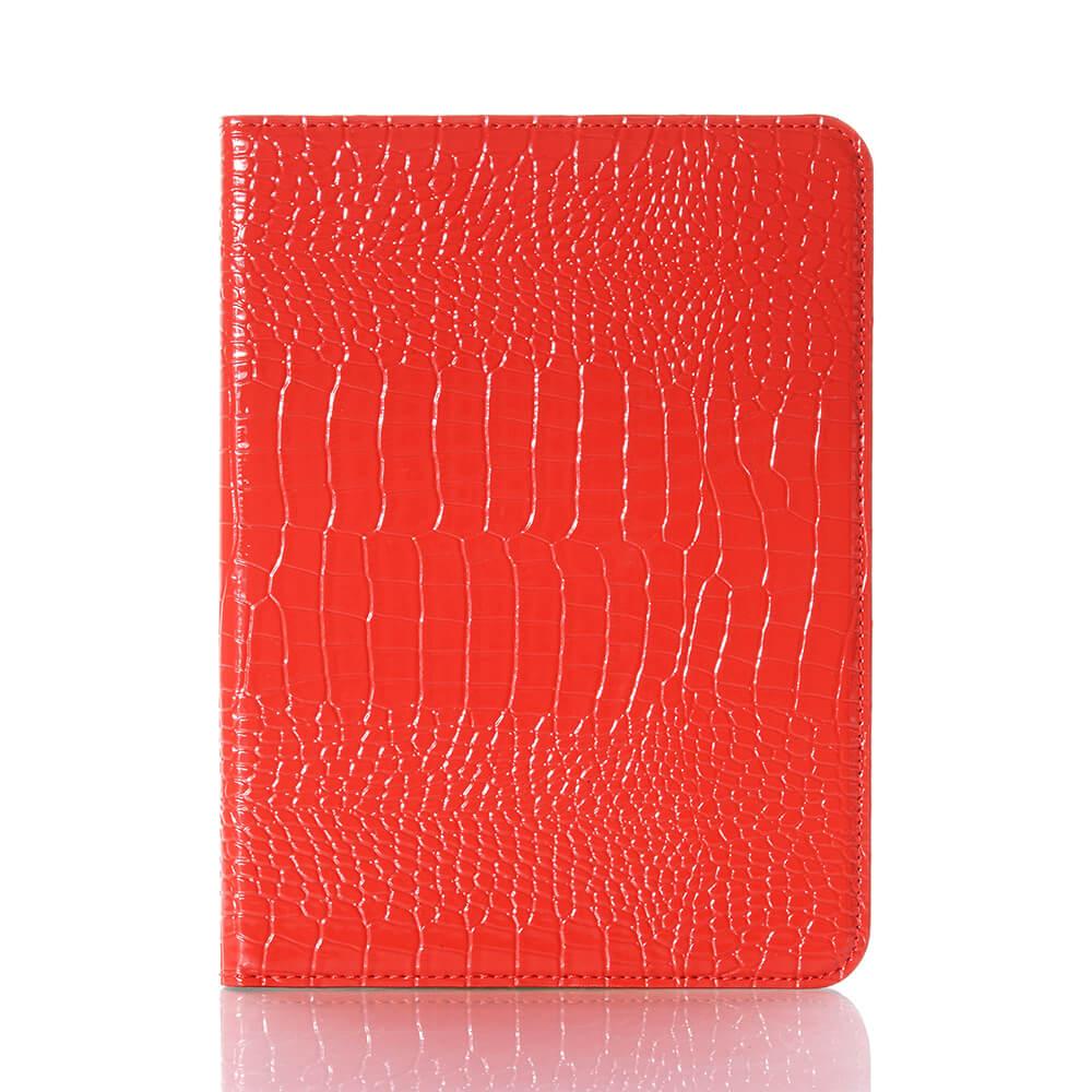 Alligator Pattern Premium Leather iPad Wallet Cover