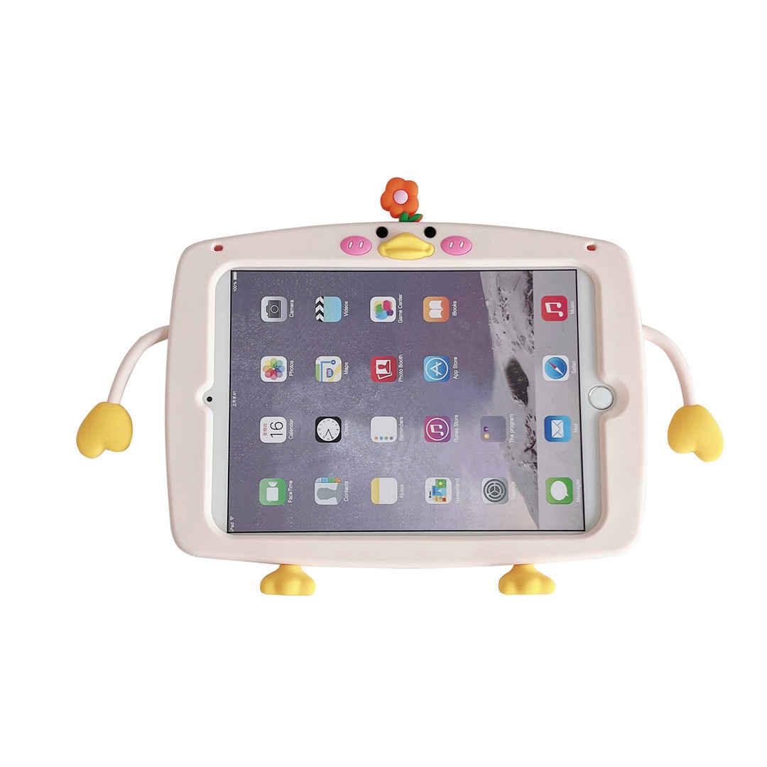 Cute Chick Rugged iPad Tablet PC Case with Kickstand
