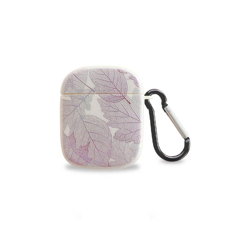 Leaf Floral Pattern Silicone AirPods 1 & 2 Case