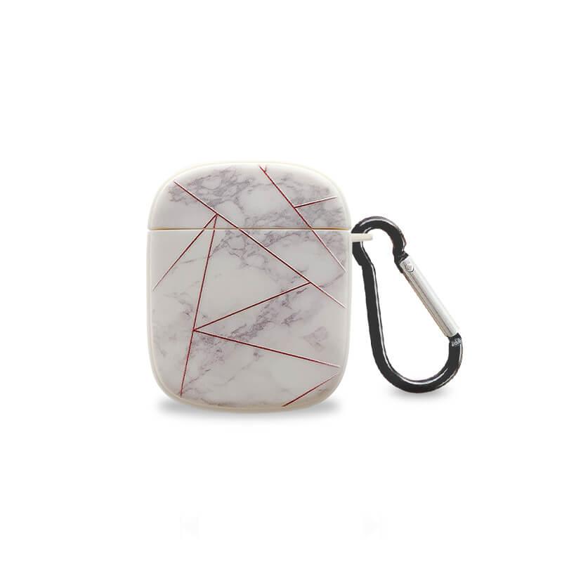 Geometric Marble Pattern AirPods Case