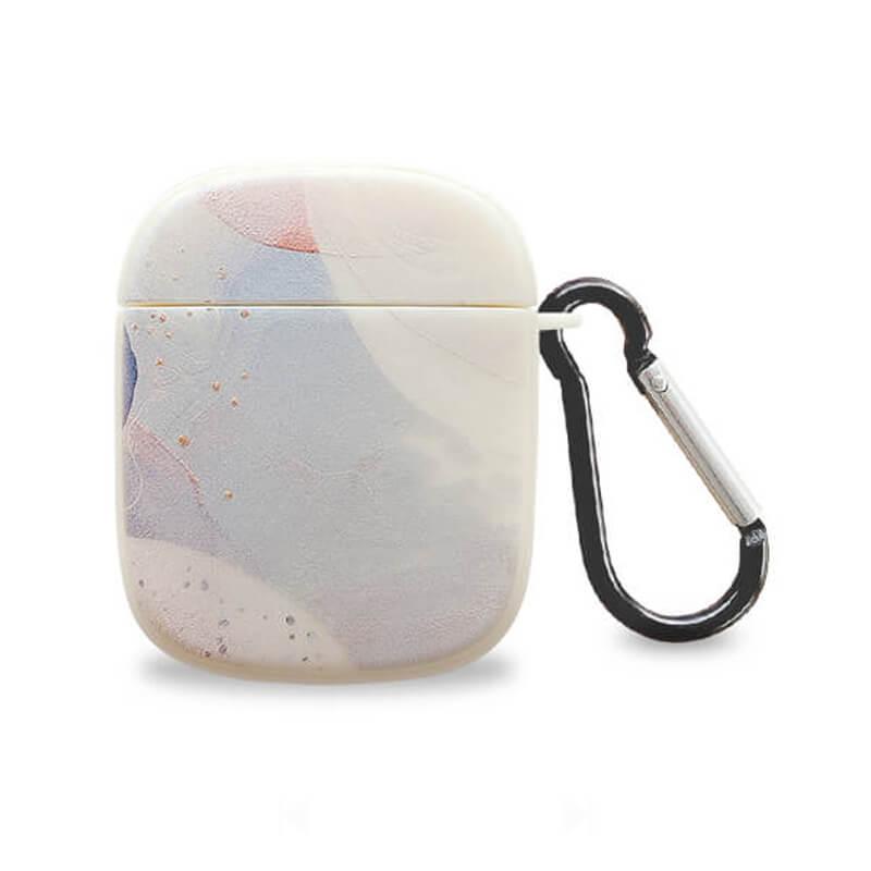 Pink Marble Pattern AirPods Case