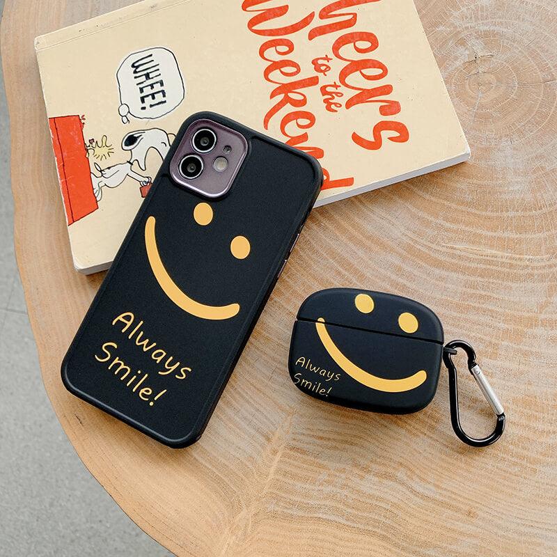 Smiley Face Pattern AirPods Pro Case